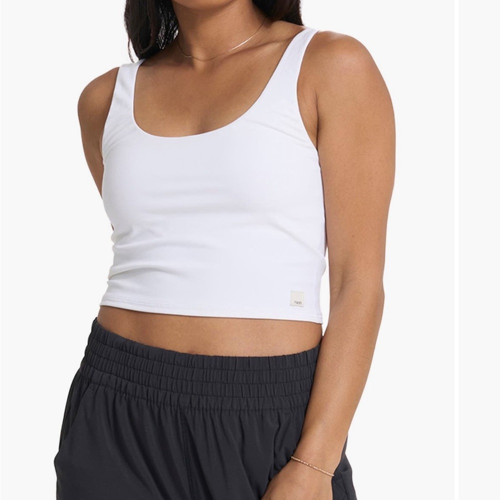 Vuori NEW Daily Crop tank White Large